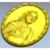 Peter I Oval Medallion - STL Relief for CNC