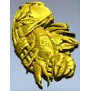 3D модель STL - Речной рак (барельеф) для ЧПУ