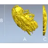 3D модель STL - Речной рак (барельеф) для ЧПУ