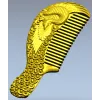 Ornate Phoenix Comb 3D STL for CNC carving