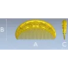 Lotus Crest Comb - STL 3D model for CNC milling