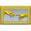 3D панно "Прикосновение" - STL для ЧПУ