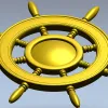 Морской штурвал - 3D модель в формате STL для ЧПУ
