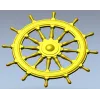 Ship's Wheel Helm - STL 3D Model for CNC Router