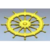 Ship's Wheel Helm - STL 3D Model for CNC Router