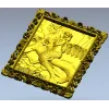 Sea Song Mermaid Relief - 3D STL Panel for CNC Milling