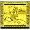Mermaid high-relief panel STL for CNC