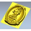 Русалка с сыном - рельефное панно STL для ЧПУ