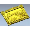 Rus' Riverview Carved Panel - detailed STL 3D model for CNC