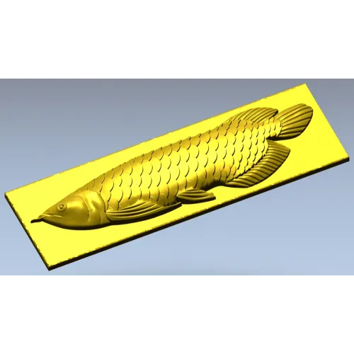 Рельеф арованы - STL 3D модель для ЧПУ