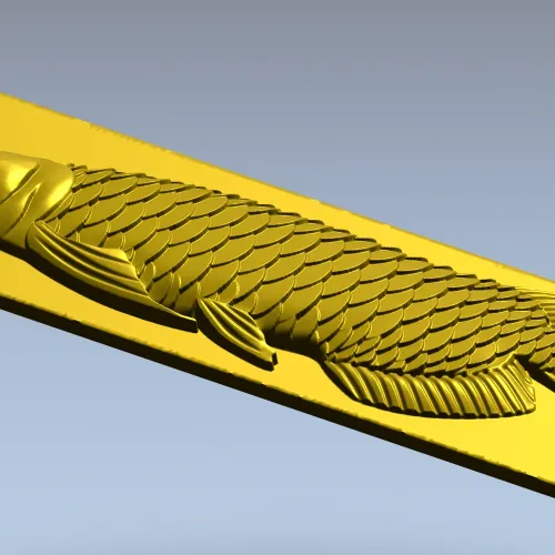 Рельеф арованы - STL 3D модель для ЧПУ