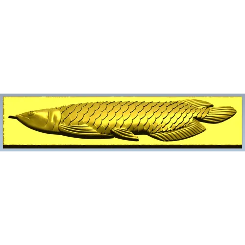 Рельеф арованы - STL 3D модель для ЧПУ