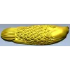 3D модель карпа в рельефе (STL) для ЧПУ