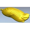 Рельефный карп - 3D модель в формате STL для ЧПУ