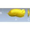 Рельефный карп - 3D модель в формате STL для ЧПУ