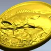 STL модель барельефа "Судак" для ЧПУ - 3D модель stl для фрезера