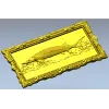 Baroque Sturgeon Relief - STL 3D model for CNC carving