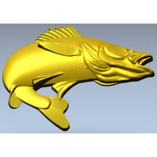 Судак-вихрь - 3D модель STL для ЧПУ