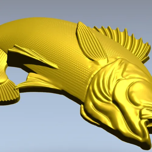 Судак-вихрь - 3D модель STL для ЧПУ