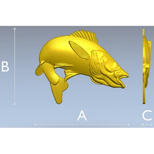 Судак-вихрь - 3D модель STL для ЧПУ