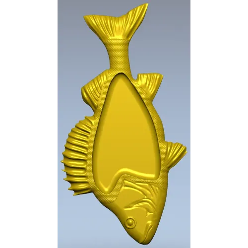 Рыба-поднос - 3D модель STL для фрезера