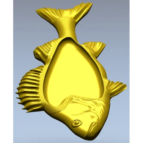 Рыба-поднос - 3D модель STL для фрезера