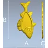 Рыба-поднос - 3D модель STL для фрезера