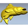 3D модель щуки в формате STL для ЧПУ