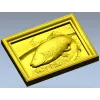 Карп на речном дне - 3D модель STL для ЧПУ