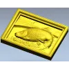 Карп на речном дне - 3D модель STL для ЧПУ