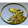 Карп в волнах - 3D модель STL для ЧПУ