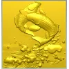 Танец карпов - 3D панно в формате STL для ЧПУ