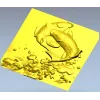 Танец карпов - 3D панно в формате STL для ЧПУ