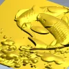 Танец карпов - 3D панно в формате STL для ЧПУ