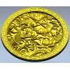 Koi & Lotus Round Relief - STL 3D Model for CNC