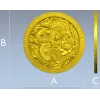Koi & Lotus Round Relief - STL 3D Model for CNC