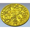 Koi Gate Medallion - detailed 3D STL for CNC milling