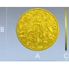 Koi Gate Medallion - detailed 3D STL for CNC milling