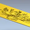 Панно "Подводные карпы" - stl модель для ЧПУ