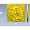 Рысь в медальоне - 3D панно STL для ЧПУ