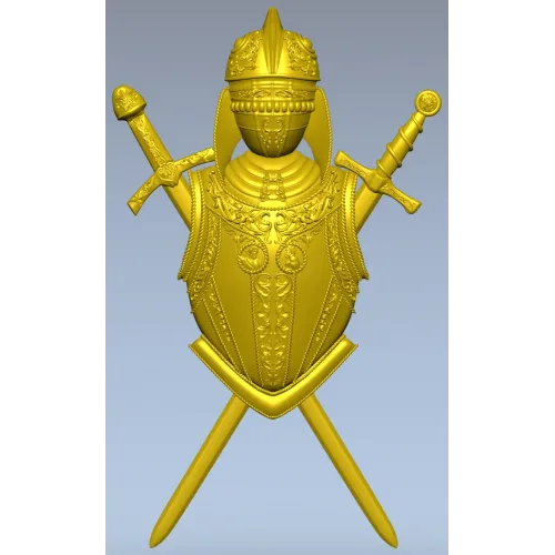 STL модель "Паноплия рыцаря" - 3D модель для ЧПУ