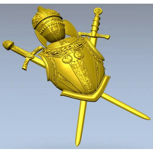 STL модель "Паноплия рыцаря" - 3D модель для ЧПУ