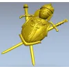 STL модель "Паноплия рыцаря" - 3D модель для ЧПУ