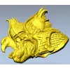 Скандинавский вождь с воронами - STL модель для ЧПУ