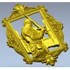 Рельеф "Рыцарь у ворот" - 3D модель STL для ЧПУ