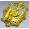 Рельеф "Рыцарь у ворот" - 3D модель STL для ЧПУ