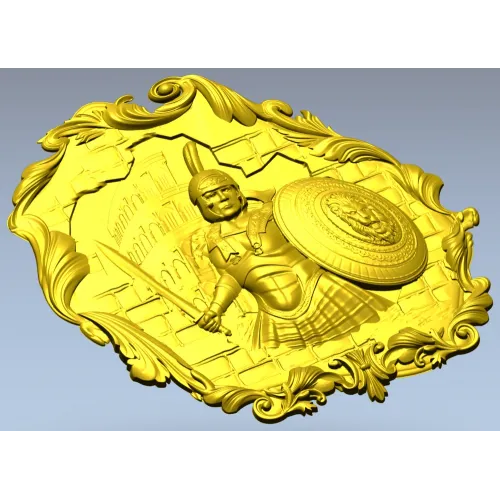 Колизейский Страж - рельефная 3D модель STL для ЧПУ