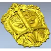 Рыцарский визир в барочном обрамлении - 3D модель STL для ЧПУ