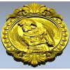 Овальный медальон с рыцарём - 3D модель STL для ЧПУ