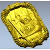 Страж Замка - 3D модель панно для ЧПУ (STL)